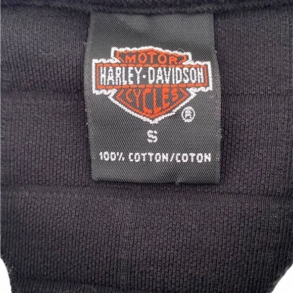 Harley -Davidson Florida Sz S Black Polo Shirt Green Trim - Picture 7 of 7